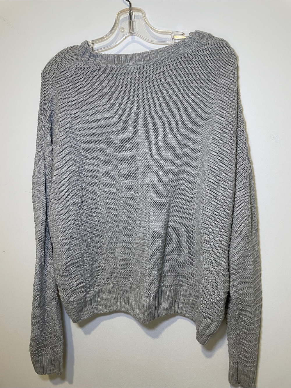 H&M Gray Knit Crewneck Sweater - Picture 3 of 7